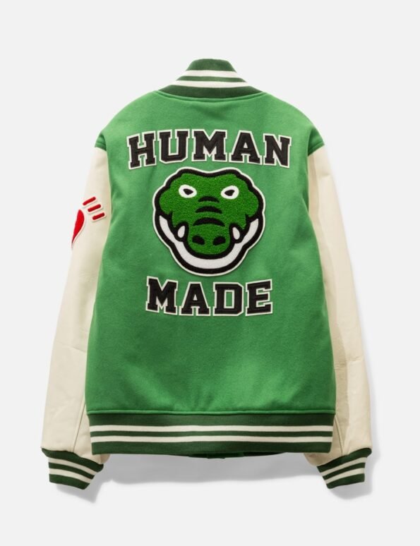 Green And White Varsity Jacket 2