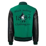 Men's Green Varsity Jacket 2