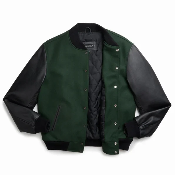 Pine Green Varsity Jacket