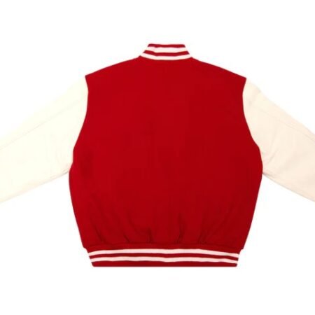 White Red Varsity Jacket