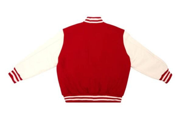 White Red Varsity Jacket