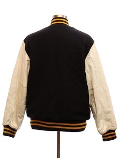 Black Gold And White Varsity jacket