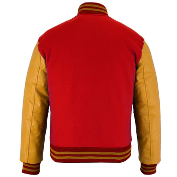 Allen Red And Gold Varsity Jacket