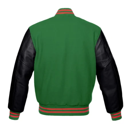 Black And Green Varsity Jacket