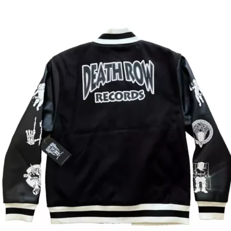 Black Letterman Jacket Women's