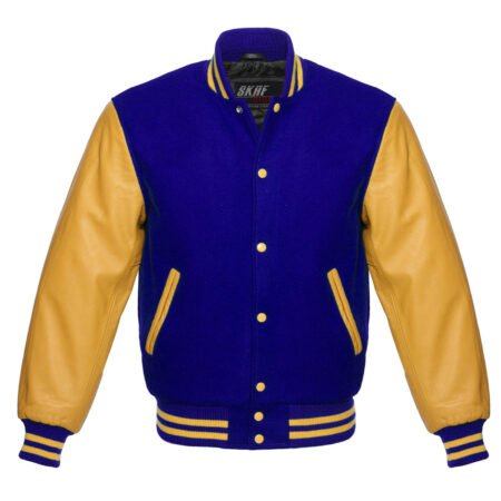 Blue And gold Varsity Jacket