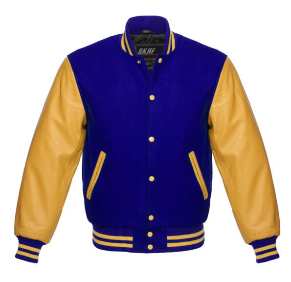 Blue And gold Varsity Jacket
