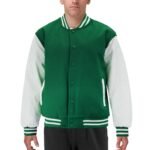 Kelly Green Varsity Jacket