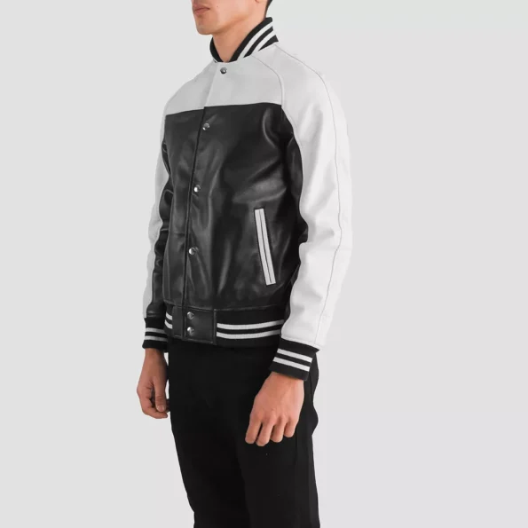 Men's Leather Varsity Jacket