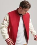 Red Varsity Jacket For Men 3