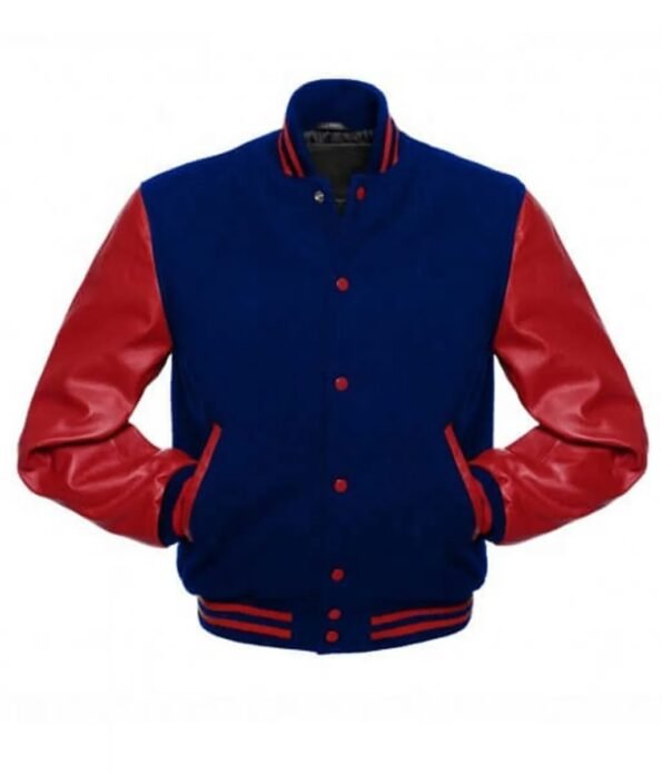 Red And Blue Varsity Jacket