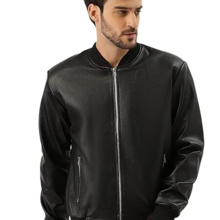 Leather Varsity Jacket