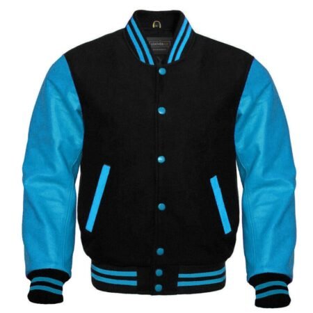 Varsity Jacket Blue And Black