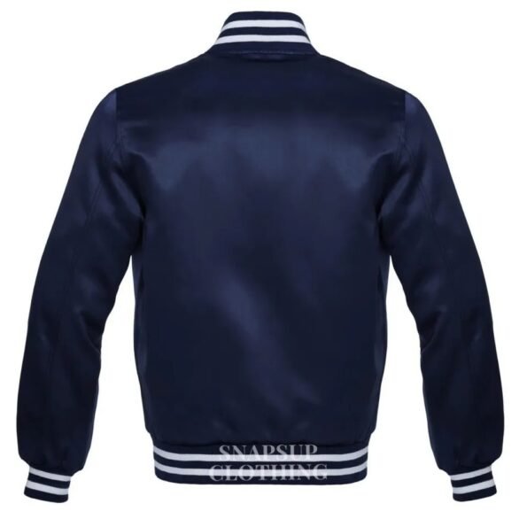 Mens Navy Blue Varsity Jacket