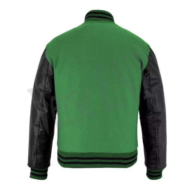 Green Black Varsity Jacket