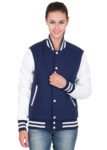 women’s varsity jacket blue