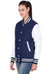 women’s varsity jacket blue