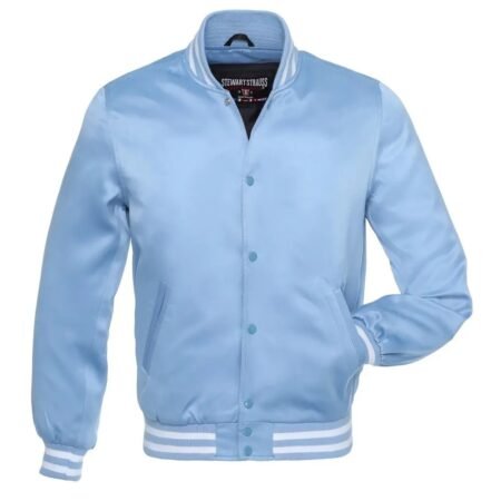 Light Blue Varsity Jacket