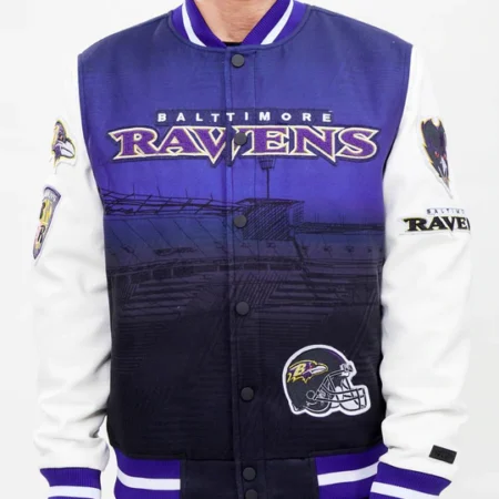 Baltimore Ravens Remix Varsity Jacket