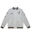 Houston Astros City Collection White Varsity Satin Jacket