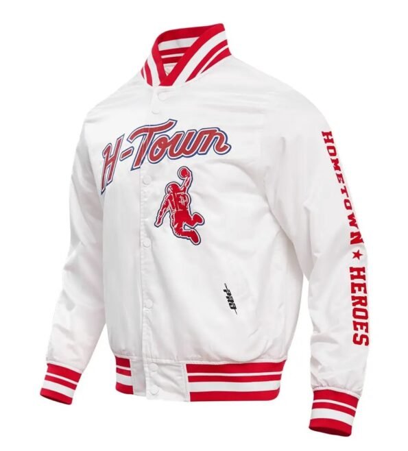 Houston Rockets Pro Standard 2023\24 City Eidition Full-Snap White Varsity Jacket