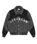 Icecream Western Gray Varsity Jacket