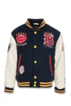 Kids Big Dawg Wool And Leather Varsity Jacket