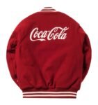 Kith X Coca-Cola x Golden Bear Wool Red Varsity Jacket