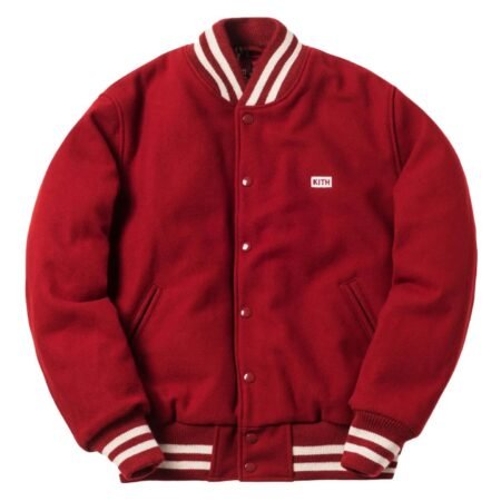 Kith X Coca-Cola x Golden Bear Wool Red Varsity Jacket