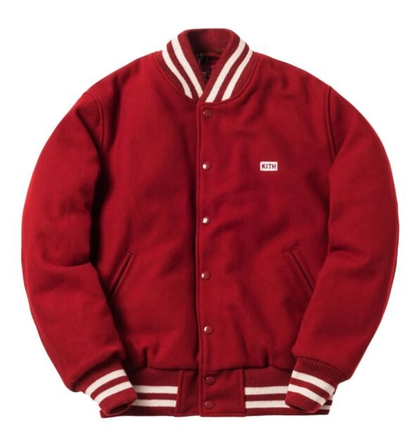 Kith X Coca-Cola x Golden Bear Wool Red Varsity Jacket