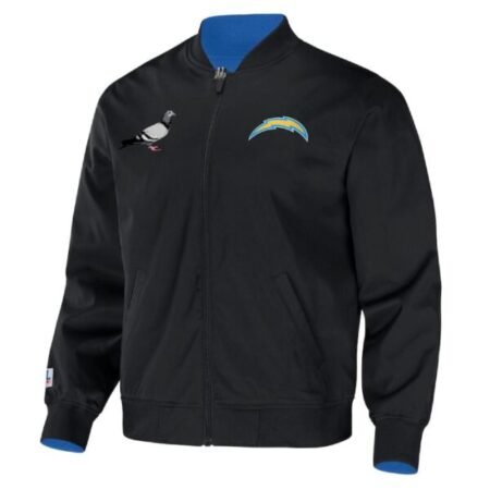 Chargers Starter Powder Black Jacket