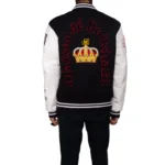 Mdb Brand V2 - Black Men's Varsity Letterman Jacket
