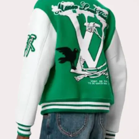 Louis Vuitton Green Varsity Jacket