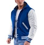 Mens-Royal-Blue-And-White-Wool-And-Leather-Hooded-Jacket.jpeg
