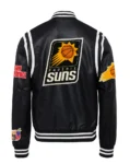Phoenix Suns Vegan Black Leather Jacket