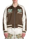 R H U D E Crepe Satin Souvenir Jacket