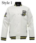 Snowboard Burton White Varsity Jacket