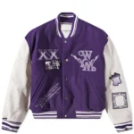 Wooyoungmi Men's Violet Varsity Jacket