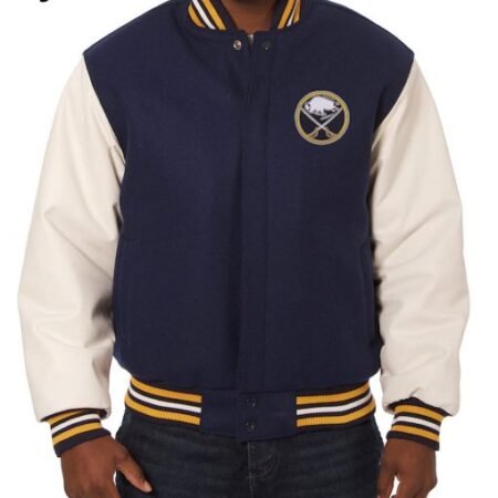 Buffalo Sabres Two Tone Varsity Jacket
