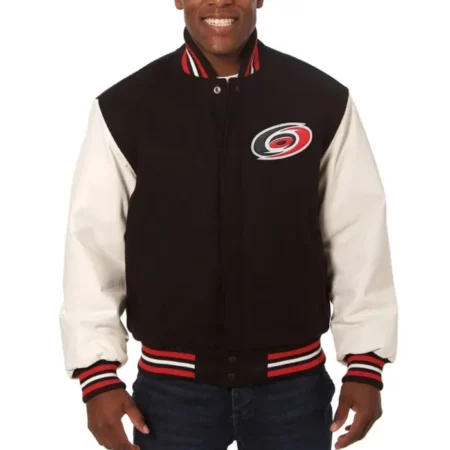 Varsity Carolina Hurricanes Two-Tone Jacket