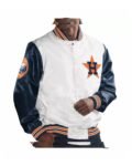 Houston Astros White The Legend Satin Jacket