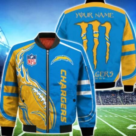 Los Angeles Chargers Mens Monter Energy Jacket