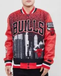 Chicago Bull Remix Varsity Jacket