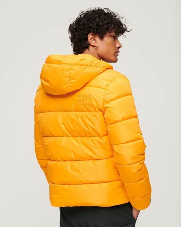 Men's Yellow Puffer Jacket