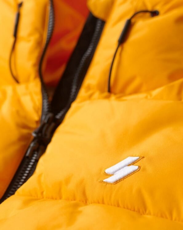 Men's Yellow Puffer Jacket