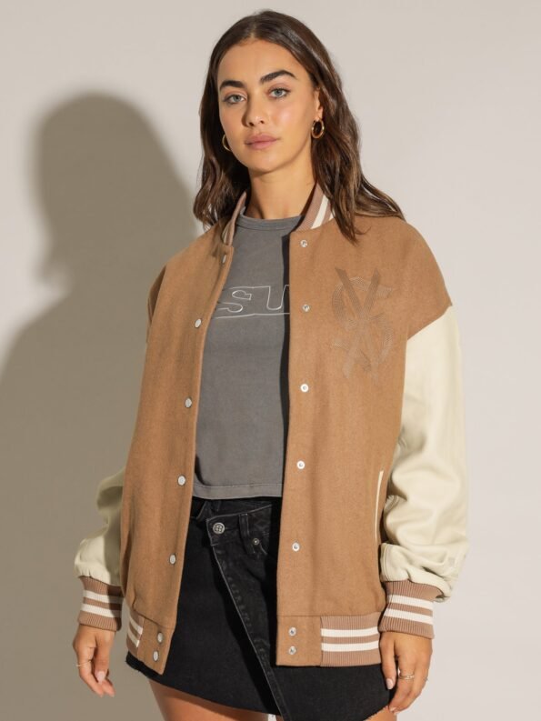 Tan Varsity Jackets