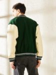 Green Varsity Jacket Men