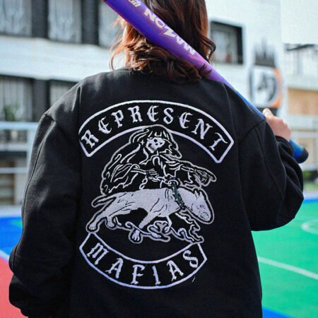 Black Varsity Jacket For Sale