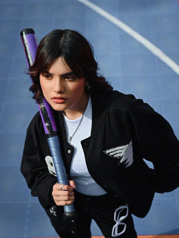 Black Varsity Jacket For Sale
