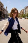 Navy Varsity Jacket